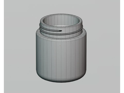Cosmetic bottle 3D Model