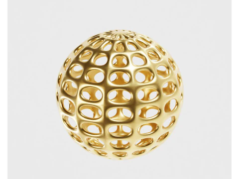 球体球 3D 模型