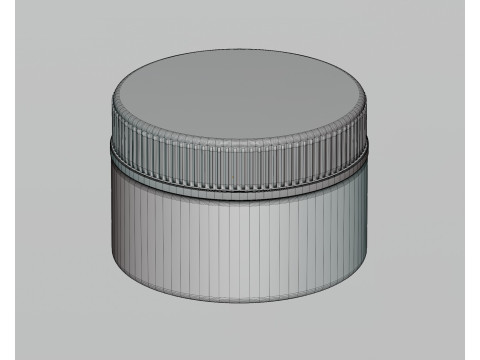 Cosmetic jar 3D 모델