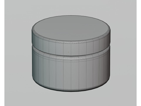 Cosmetic jar Modelo 3D