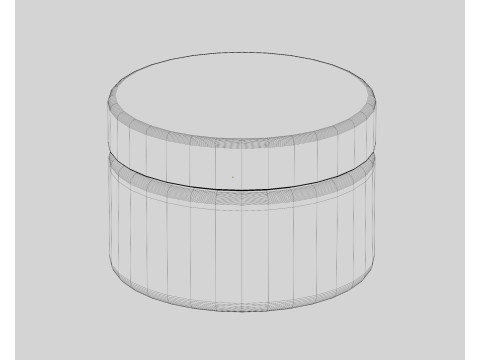 Cosmetic jar Modelo 3D