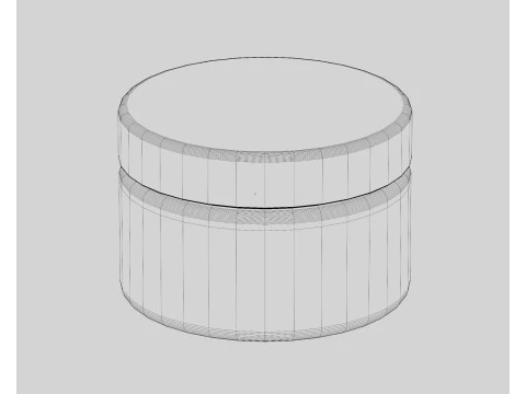 Frasco cosm&eacute;tico Modelo 3D