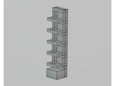 Cardboard display stand 3D Модель