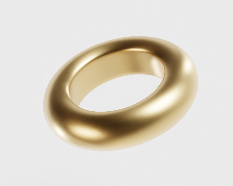 Gold Ring Modelo 3D .c4d .max .obj .3ds .fbx .stl .blend 