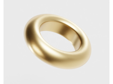 Gold Ring Modelo 3D