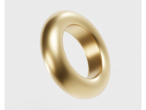 Gold Ring Modelo 3D