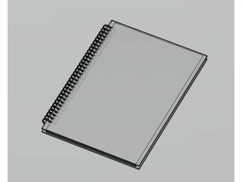 Notebook 3D Model