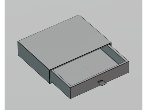 Paper box Modèle 3D