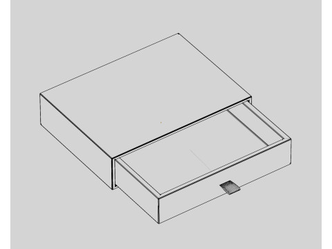 Paper box Modèle 3D