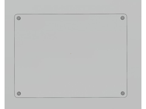 Acrylic board Modelo 3D