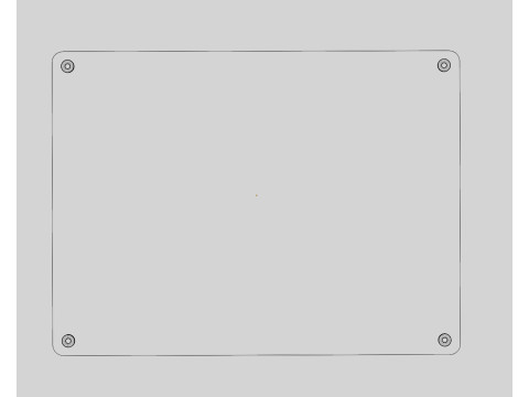Acrylic board Modelo 3D