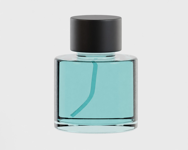 Perfume bottle 3D Model .c4d .max .obj .3ds .fbx .stl .blend 