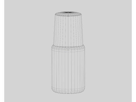 Cosmetic bottle Modello 3D
