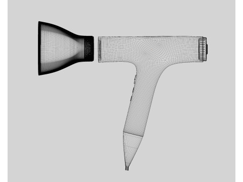 Hair dryer Model 3D
