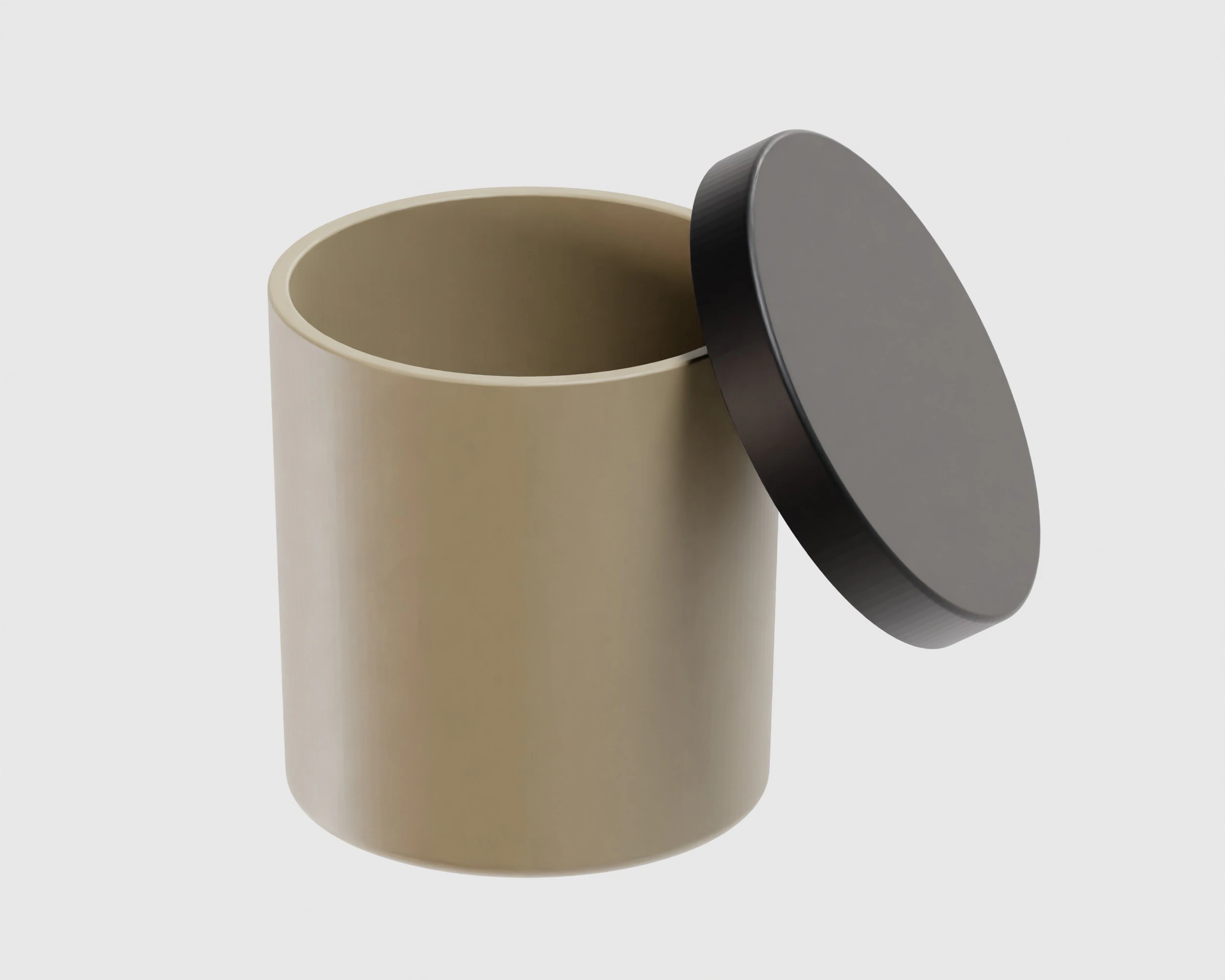Candle jar 3D Model .c4d .max .obj .3ds .fbx .stl .blend 