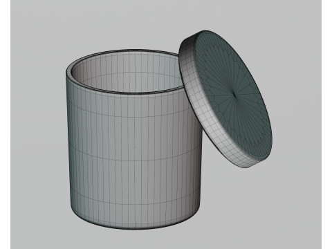 Candle jar 3D Model