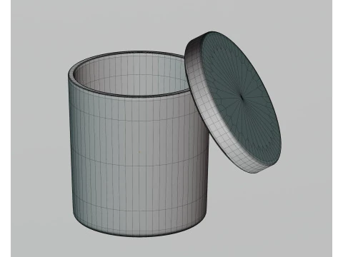Candle jar 3D Model