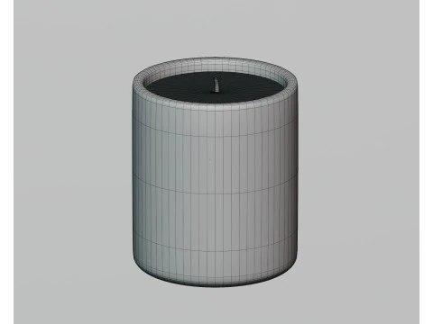 Candle jar 3D Model