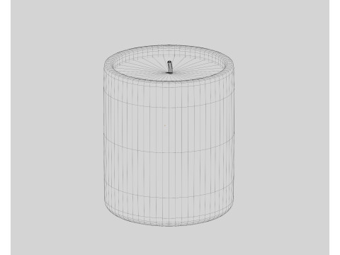 Candle jar 3D 모델