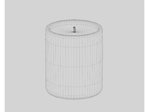 Candle jar 3D Model