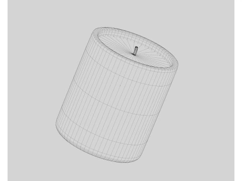 Candle jar 3D Model