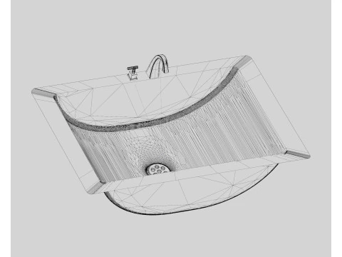 K&uuml;chensp&uuml;le 3D Modell
