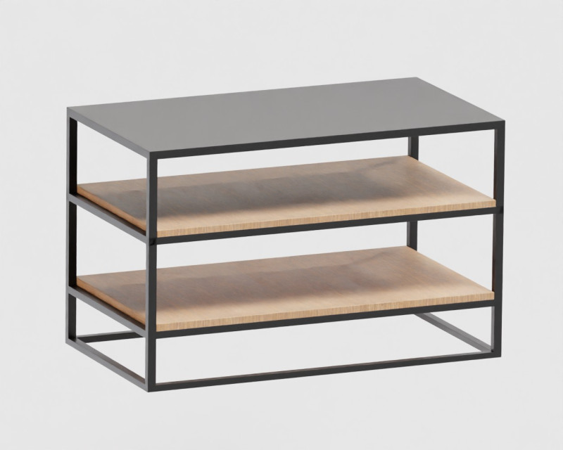 Wooden shelf Modelo 3D .c4d .max .obj .3ds .fbx .stl .blend 