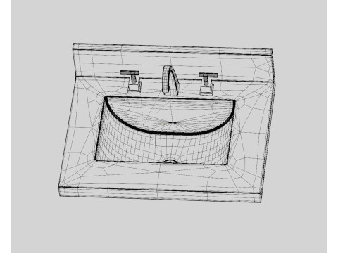 Kitchen Sink 3D Model