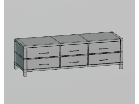 Гардероб 3D Модель