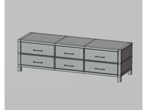 Wardrobe 3D मॉडल