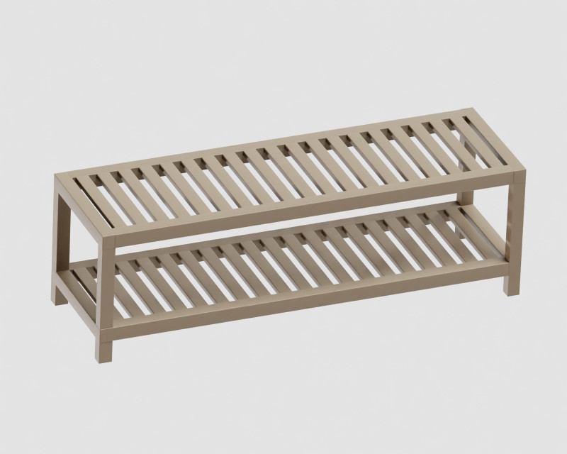 Wooden shelf 3D 모델 .c4d .max .obj .3ds .fbx .stl .blend 