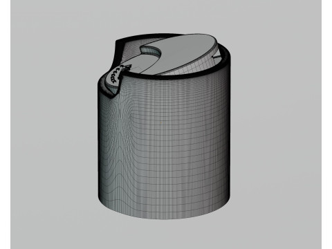 Cosmetic bottle cap 3D Model