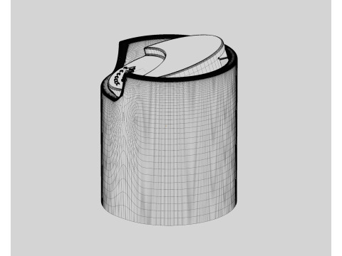 Cosmetic bottle cap 3D Model