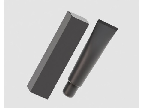 Cosmetic tube 3D 模型