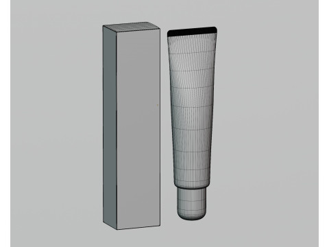 Cosmetic tube 3D 模型
