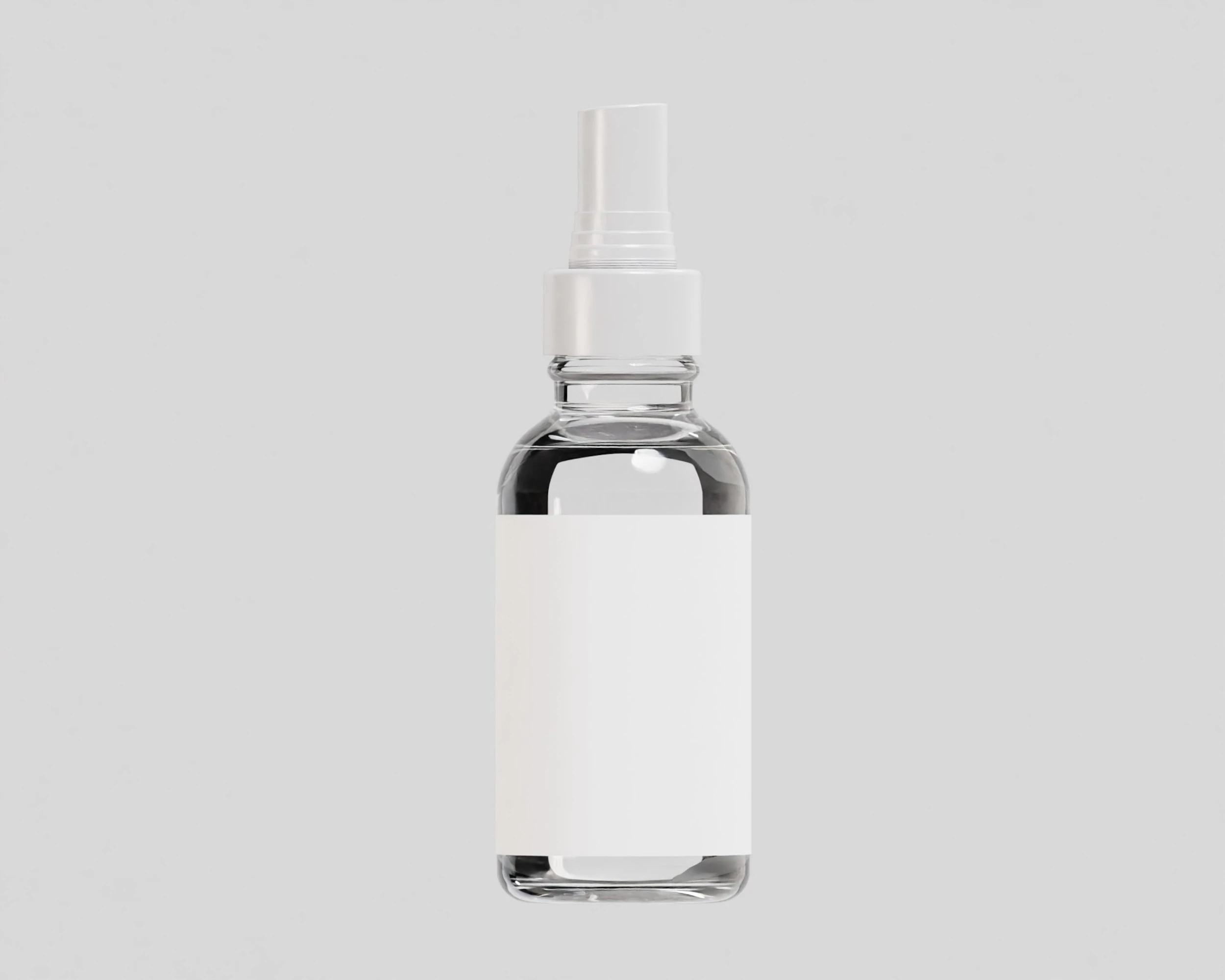 Cosmetic bottle 3D Model .c4d .max .obj .3ds .fbx .stl .blend 