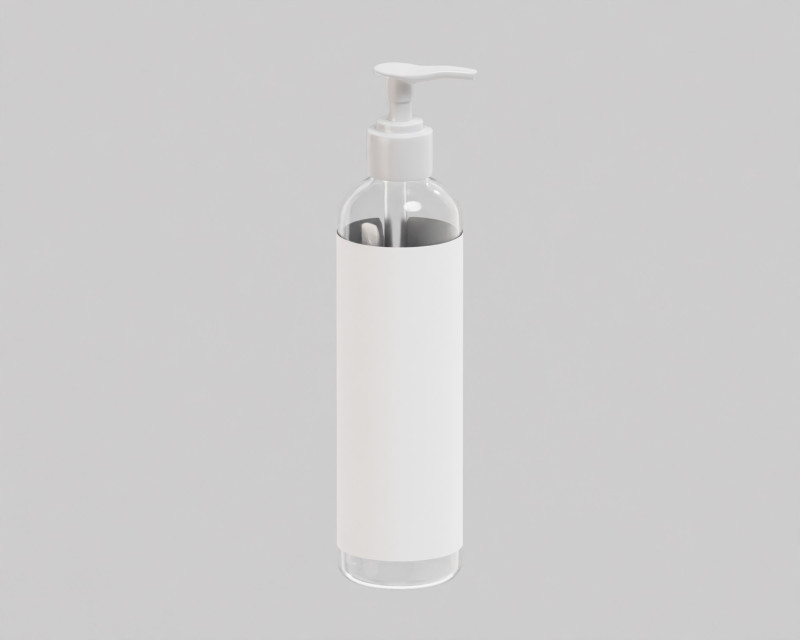 Cosmetic oil bottle 3D Model .c4d .max .obj .3ds .fbx .stl .blend 
