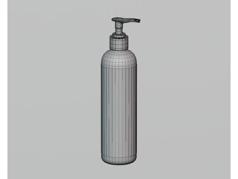 Cosmetic oil bottle 3D Model
