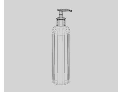 Cosmetic oil bottle 3D Model