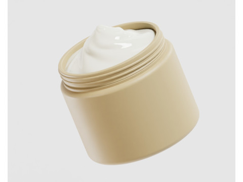 Cream jar Modelo 3D