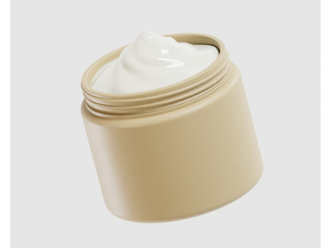 Cream jar Modelo 3D