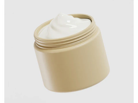 Cream jar 3D Model