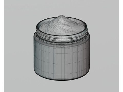 Cream jar Modelo 3D