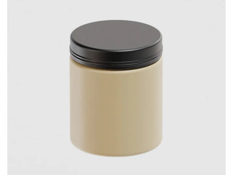 Cream jar 3D Model