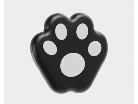 Patte de chien Modèle 3D