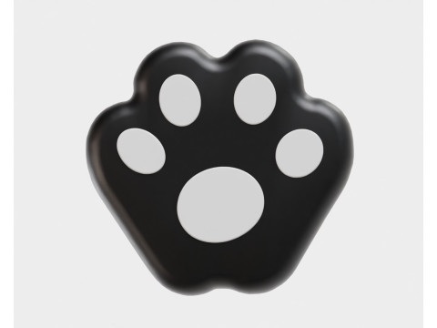 Patte de chien Modèle 3D