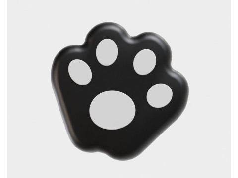 Patte de chien Modèle 3D