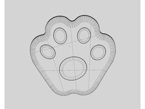 Dog Paw 3D Model