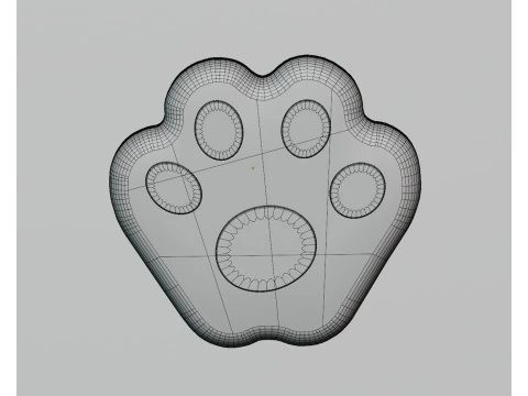 Dog Paw 3D Model