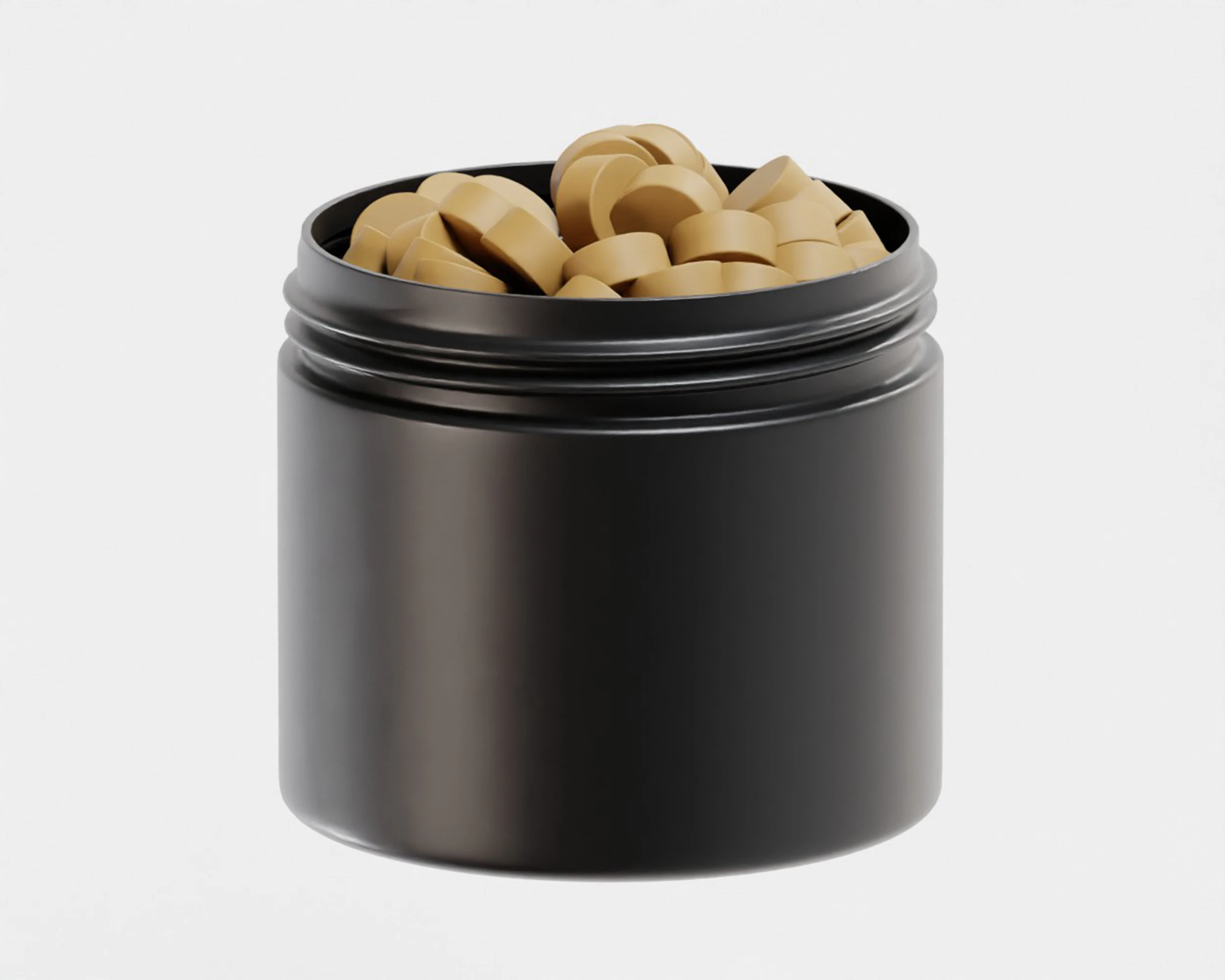 Dog food jar 3D Model .c4d .max .obj .3ds .fbx .stl .blend